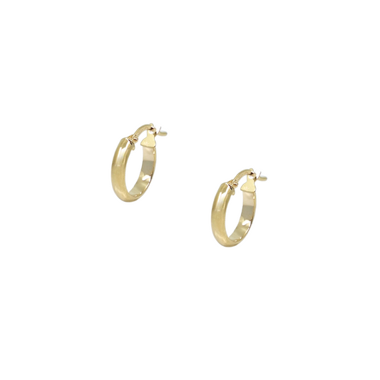 9ct Yellow Gold Small Hoop Earrings