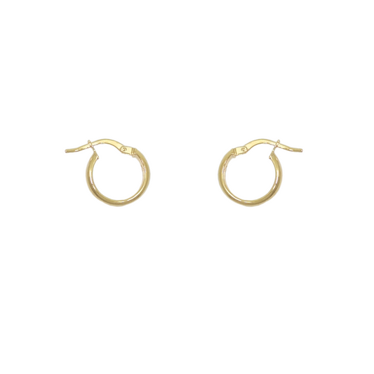 9ct Yellow Gold Small Hoop Earrings