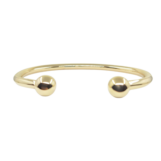 9ct Yellow Gold Gents Torque Bangle