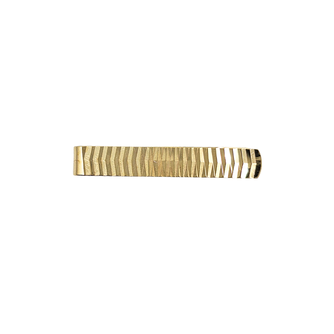 9ct Yellow Gold Tie Slide