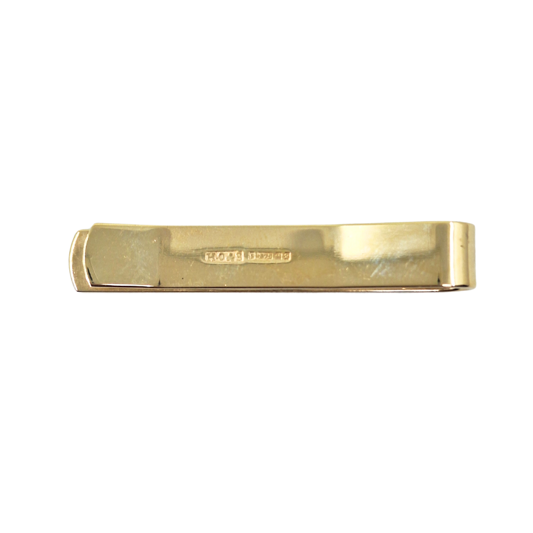 9ct Yellow Gold Tie Slide