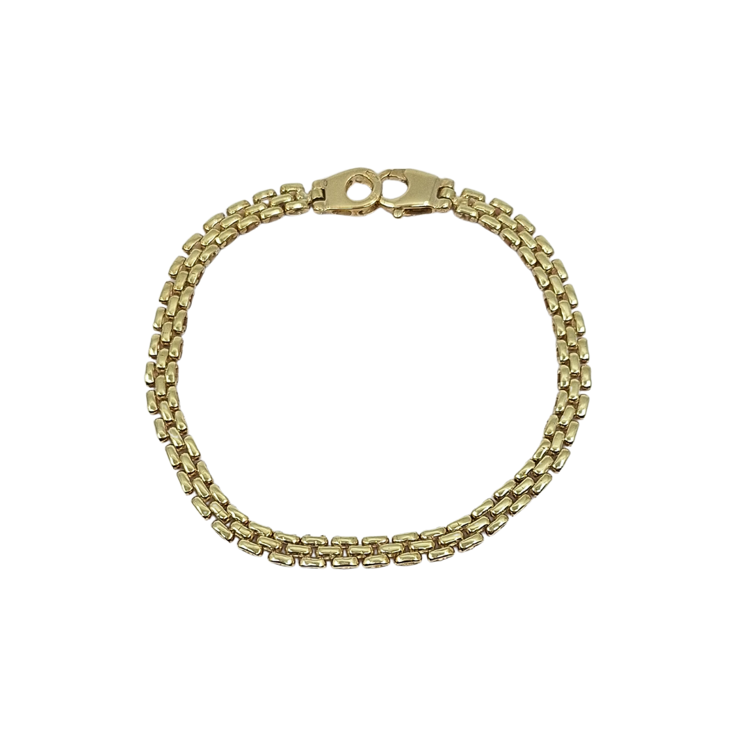 9ct Yellow Gold Link Bracelet 7.5"