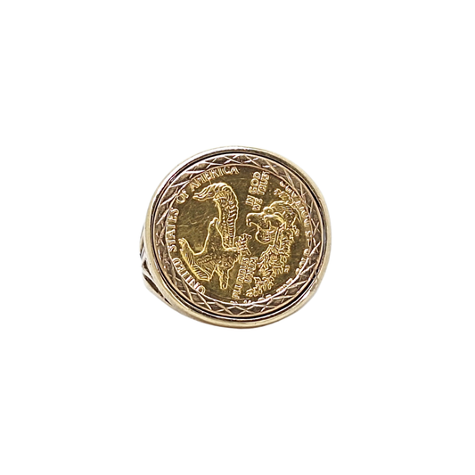 American Eagle 1/10 Coin Ring