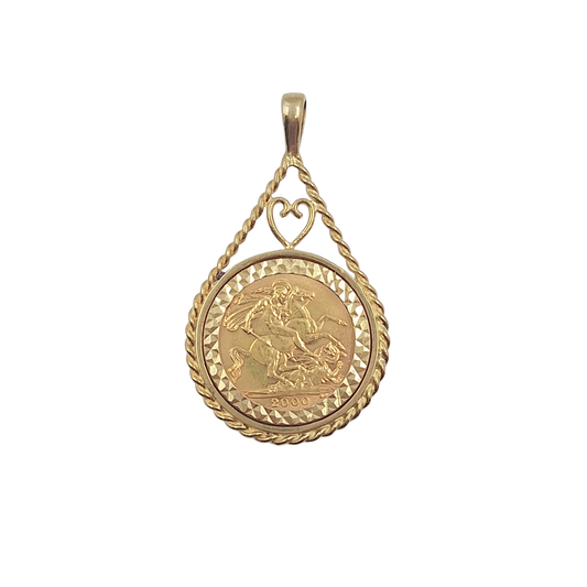 Half Sovereign 2000 Pendant