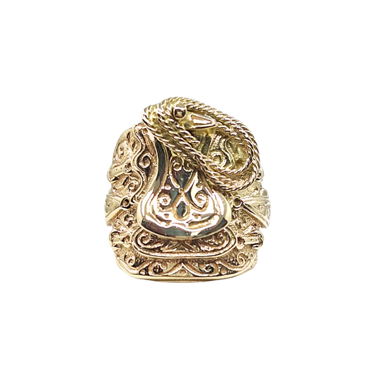 9ct Yellow Gold Saddle Ring