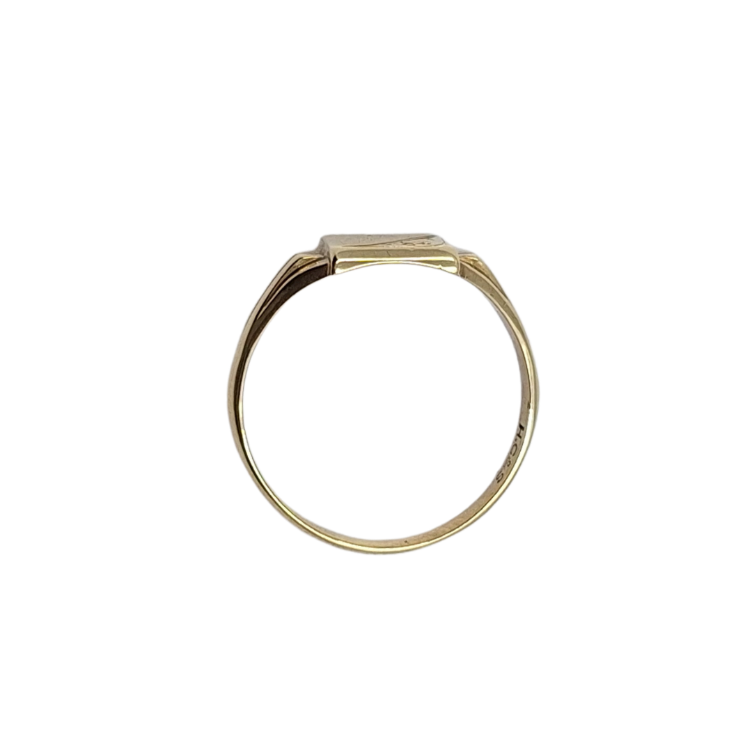 9ct Yellow Gold Square Signet Ring