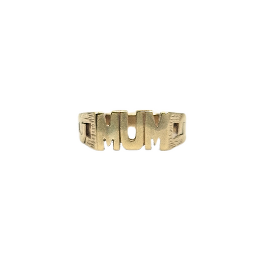 9ct Yellow Gold Mum Ring