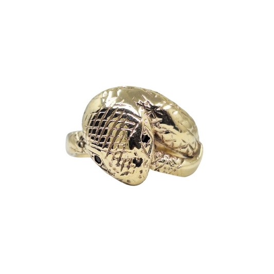 9ct Yellow Gold Snake Ring