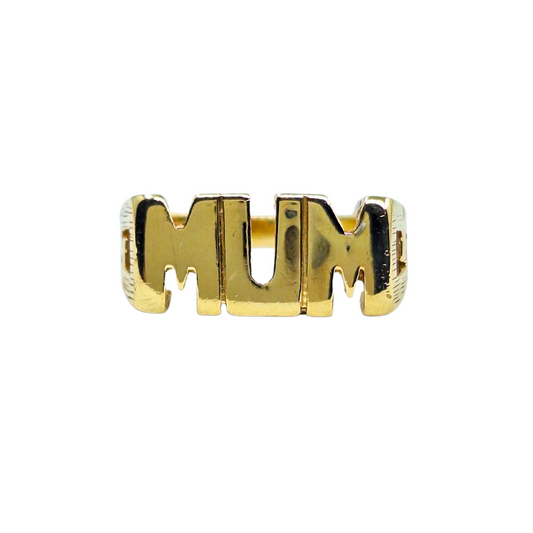 9ct Yellow Gold Mum Ring