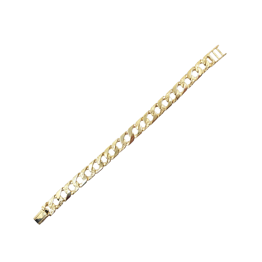 9ct Yellow Gold Childs Chaps Bracelet 6"