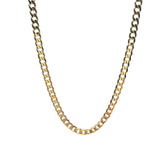 9ct Yellow Gold Curb Chain 26"