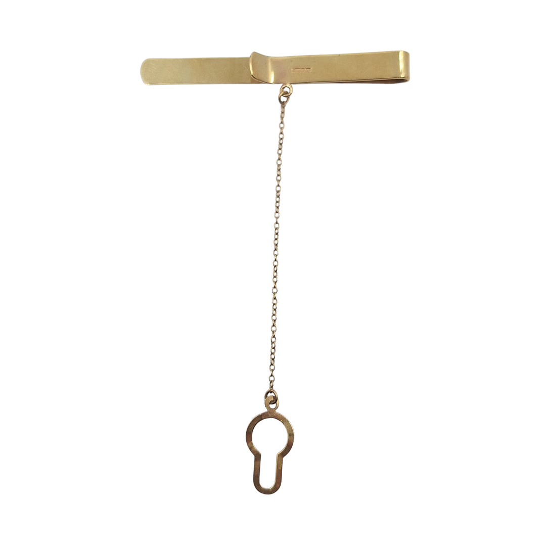 9ct Yellow Gold Tie Clip