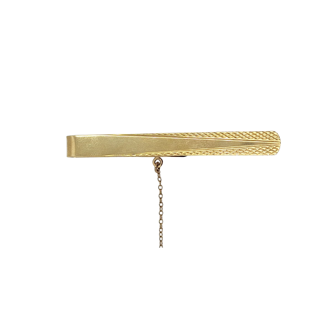 9ct Yellow Gold Tie Clip
