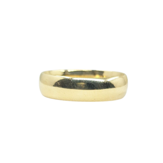 9ct Yellow Gold 6mm Court Shape Wedding Band