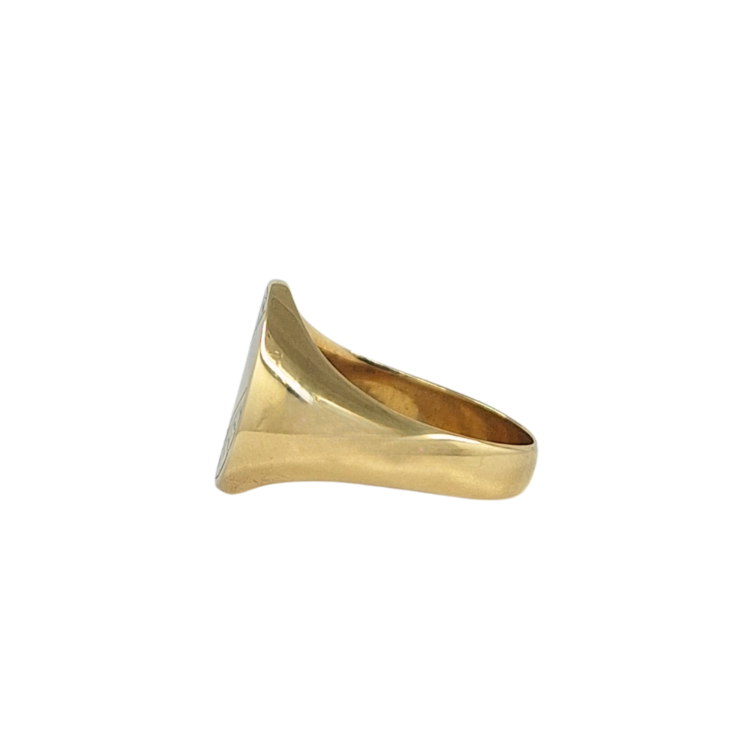 9ct Yellow Gold Gents Signet Ring