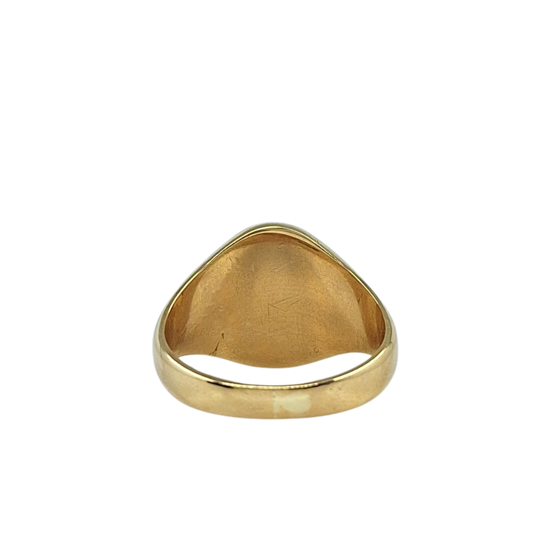 9ct Yellow Gold Gents Signet Ring