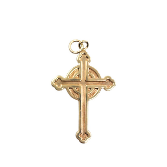 9ct Yellow Gold Cross Pendant