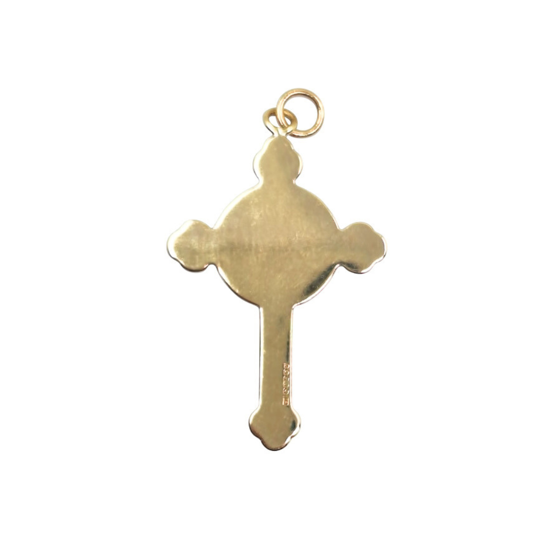 9ct Yellow Gold Cross Pendant