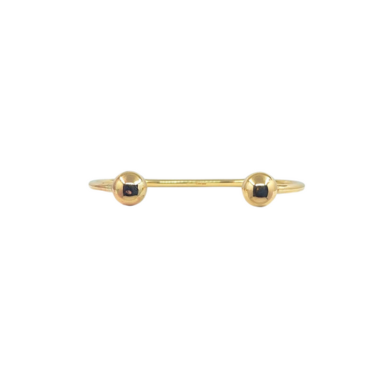 9ct Yellow Gold Maiden Torque Bangle