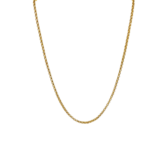 9ct Yellow Gold Belcher Chain 25.5"