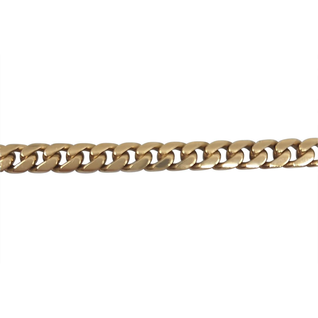 9ct Yellow Gold Curb Bracelet 8.75"