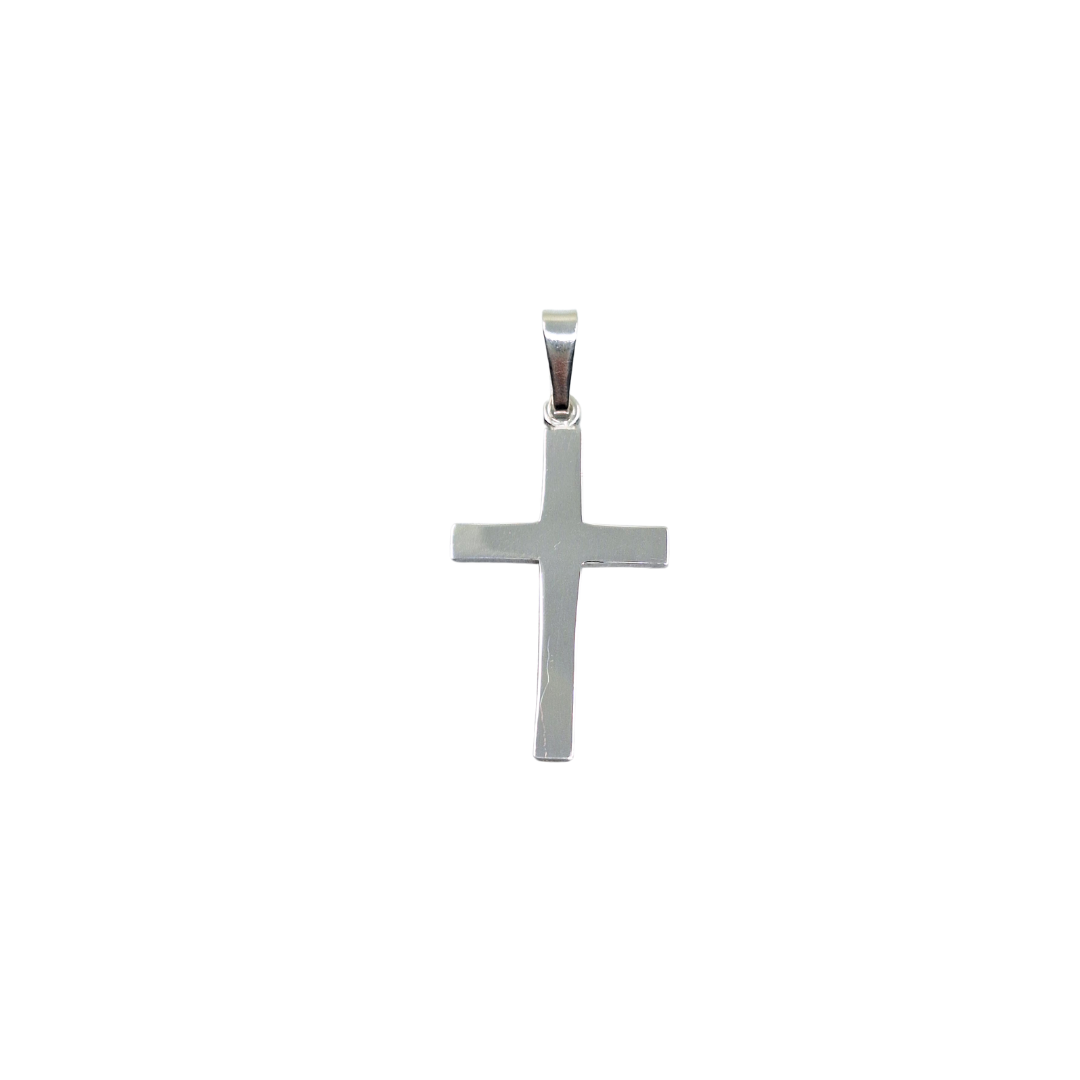 Silver Plain Cross Pendant