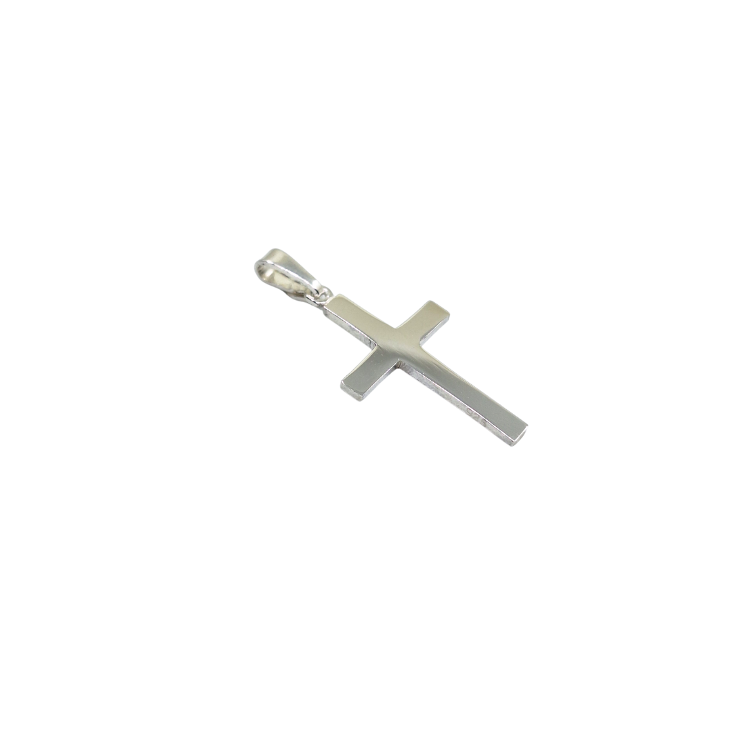 Silver Plain Cross Pendant