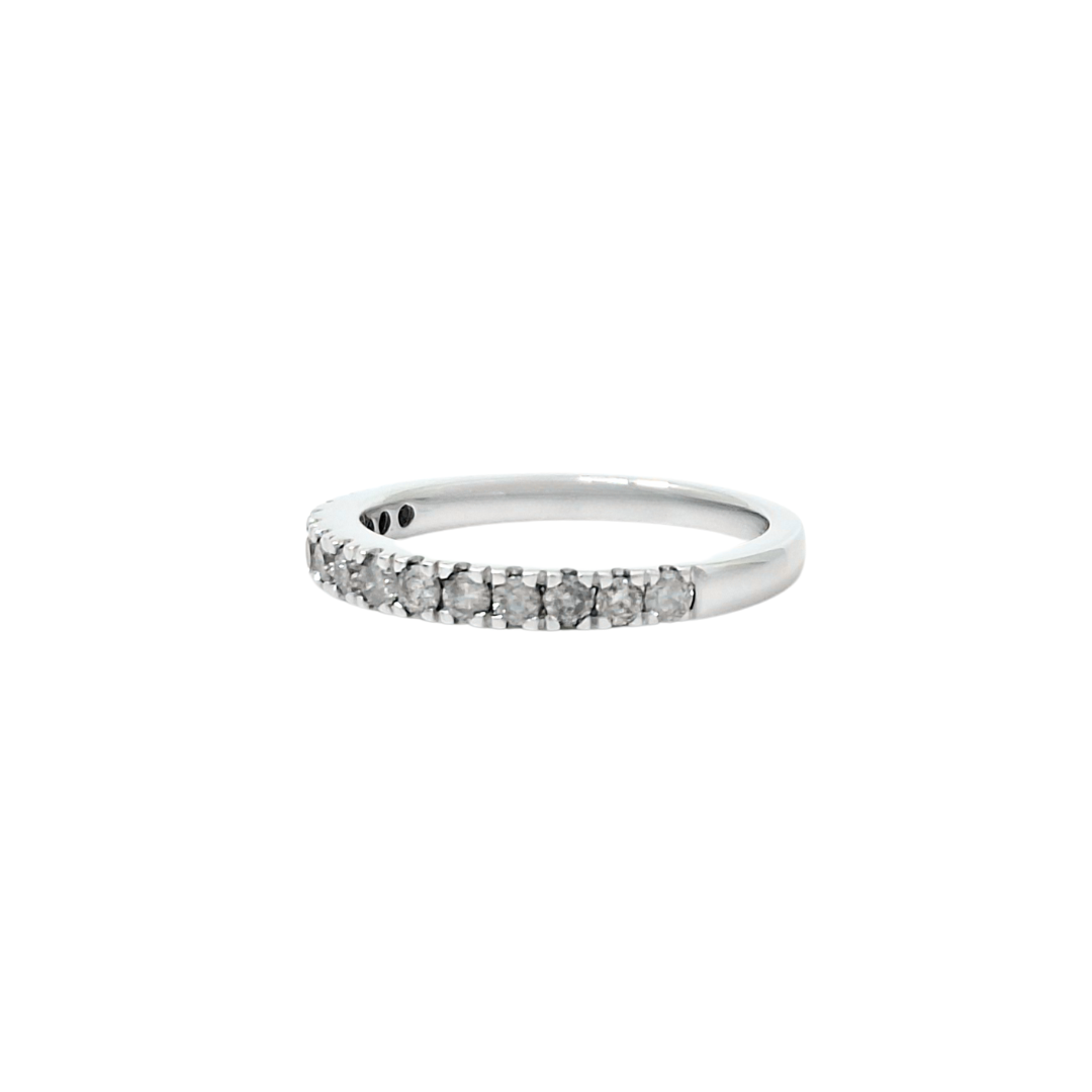 10ct White Gold Diamond Half Eternity Ring 0.50ct