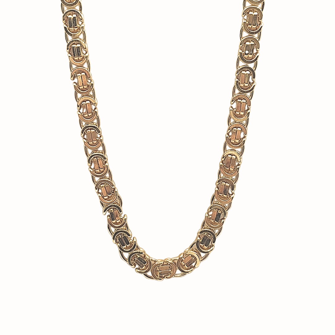9ct Yellow Gold Byzantine Chain 20"