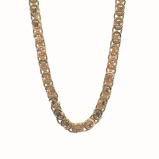9ct Yellow Gold Byzantine Chain 20"