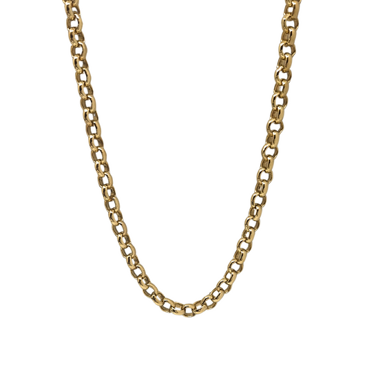 9ct Yellow Gold Belcher Chain 30"