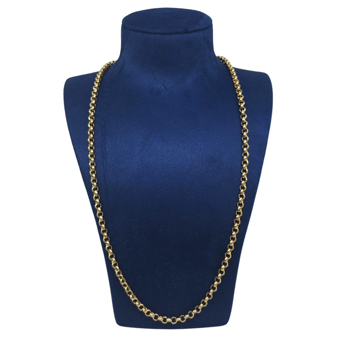9ct Yellow Gold Belcher Chain 30"