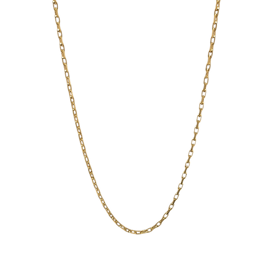 9ct Yellow Gold Fine Belcher Chain 24"