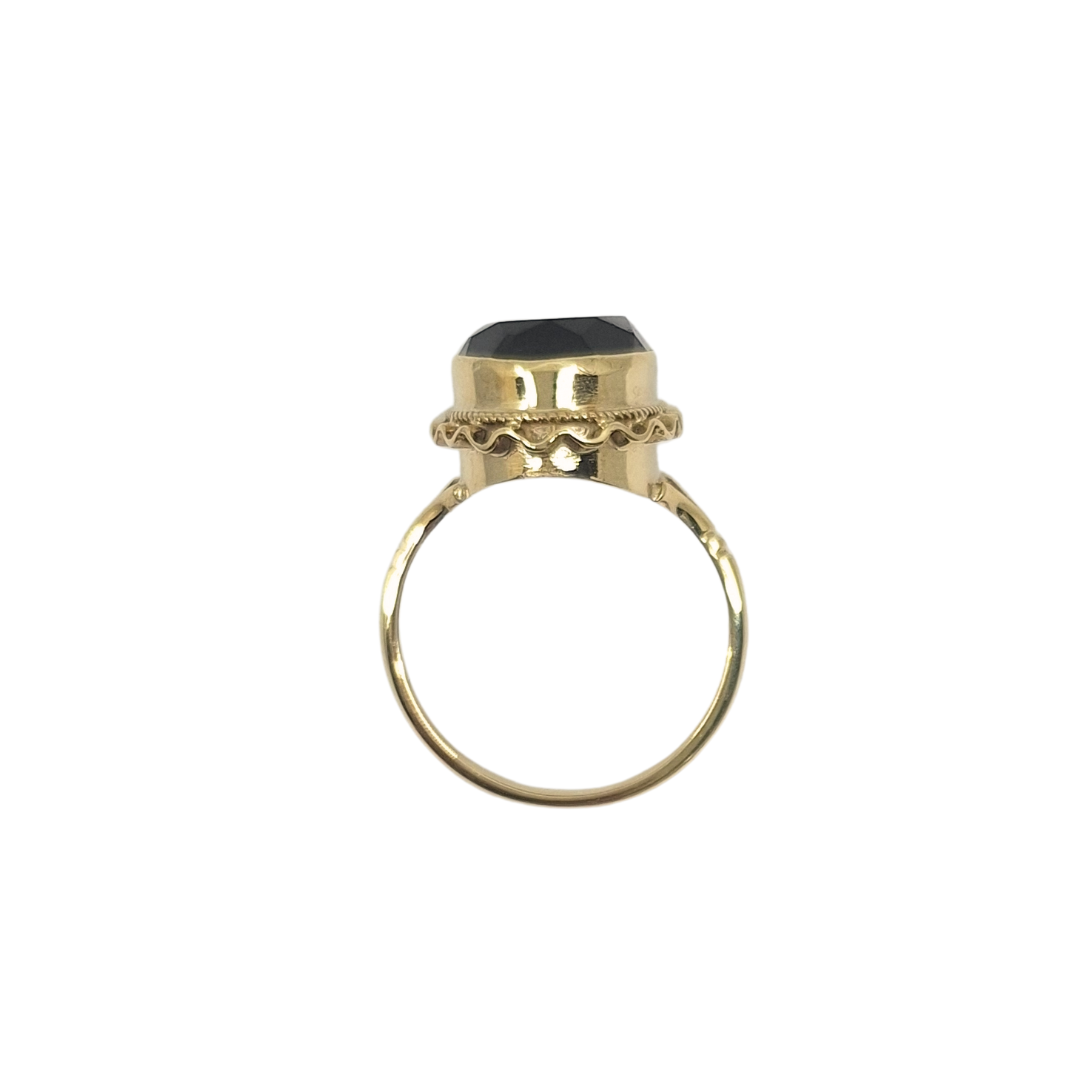 9ct Yellow Gold Smokey Quartz Ring