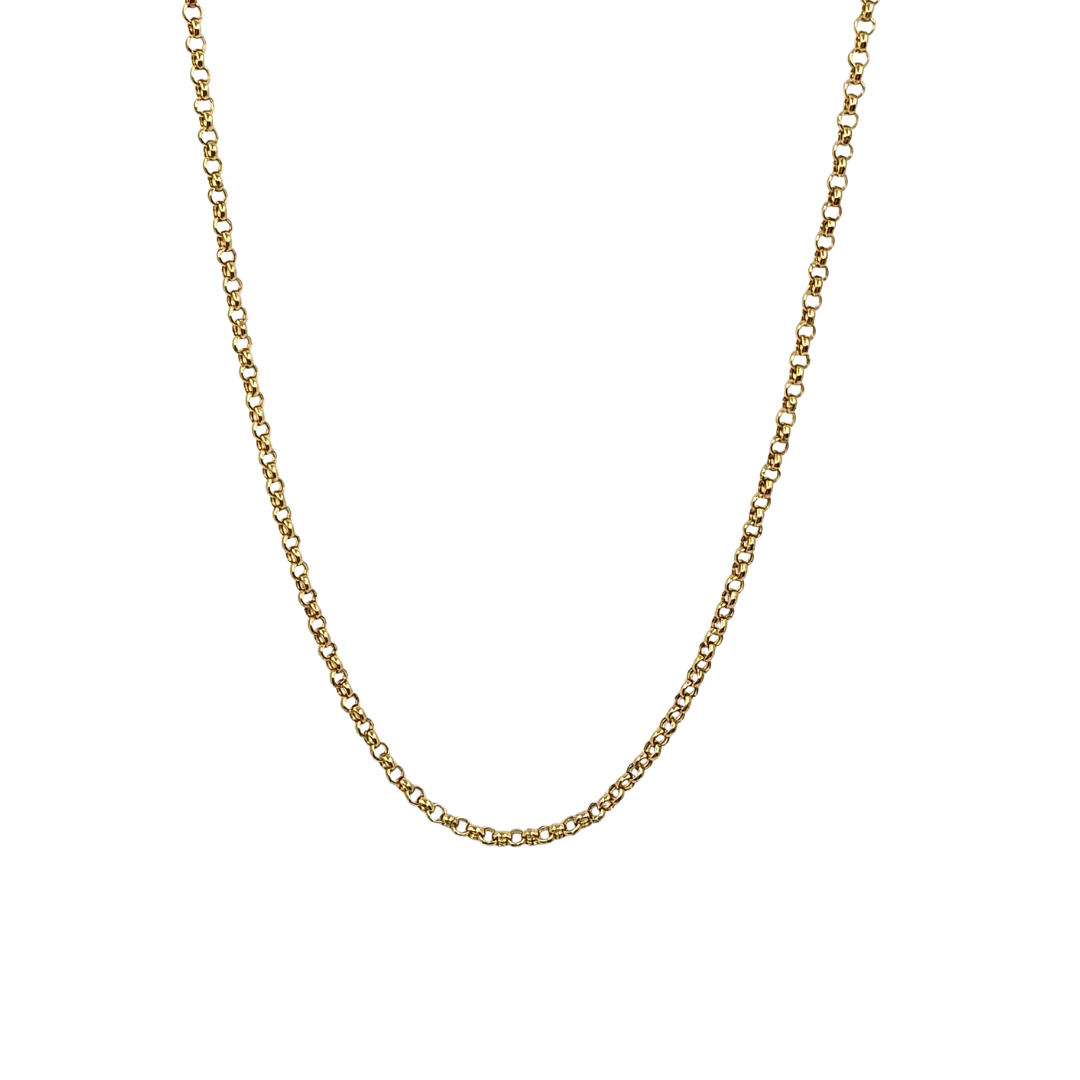 9ct Yellow Gold Belcher Chain 22"