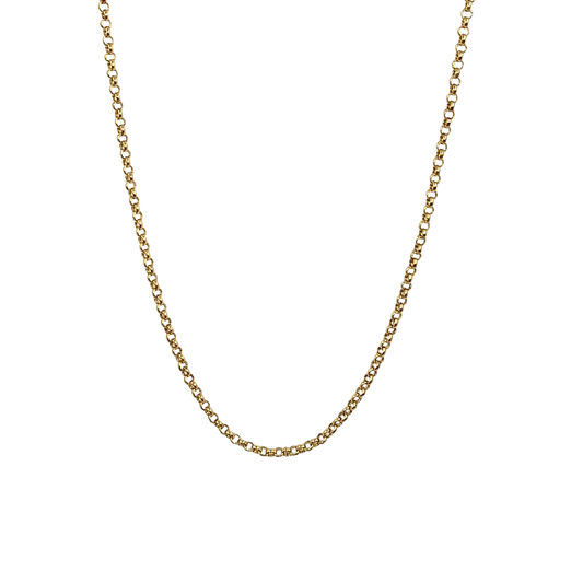 9ct Yellow Gold Belcher Chain 22"