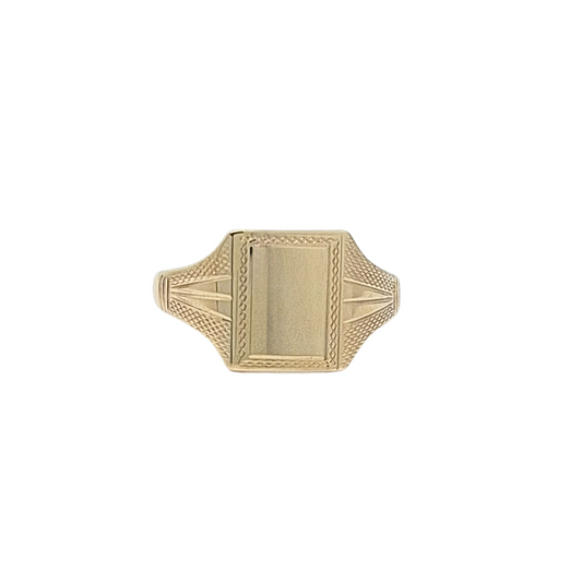 9ct Yellow Gold Signet Ring