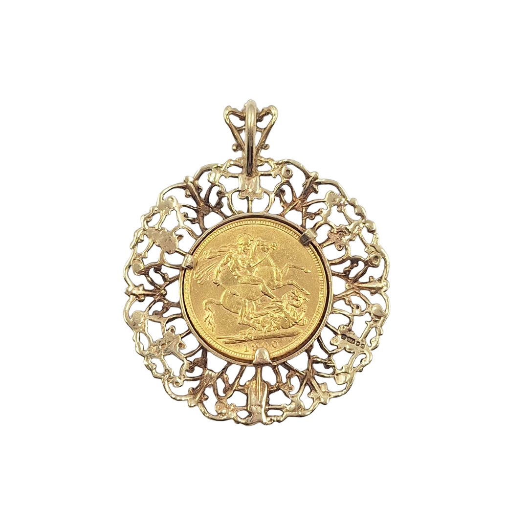Full Sovereign 1895 Pendant