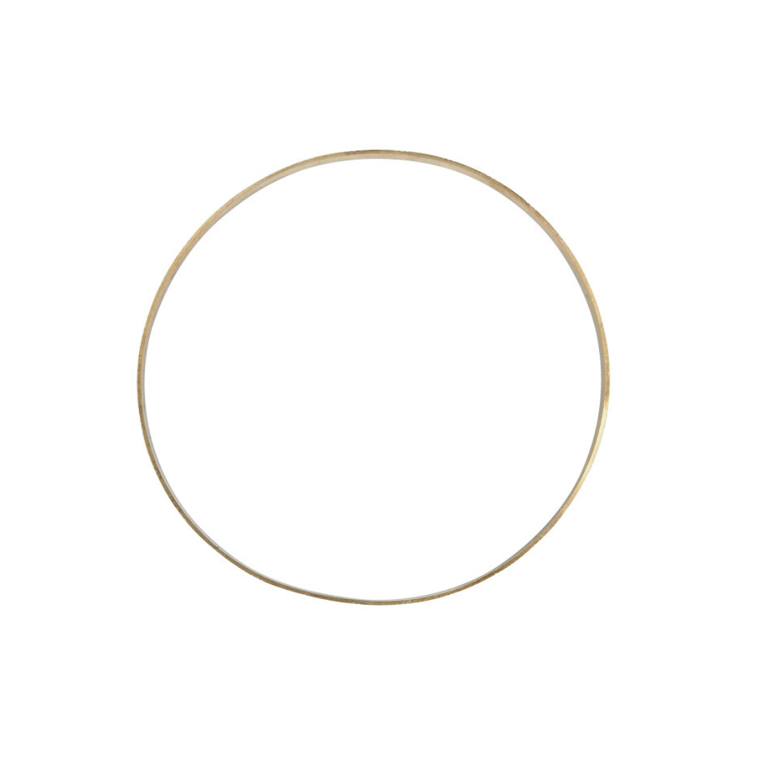 9ct Yellow Gold Patterned Slave Bangle