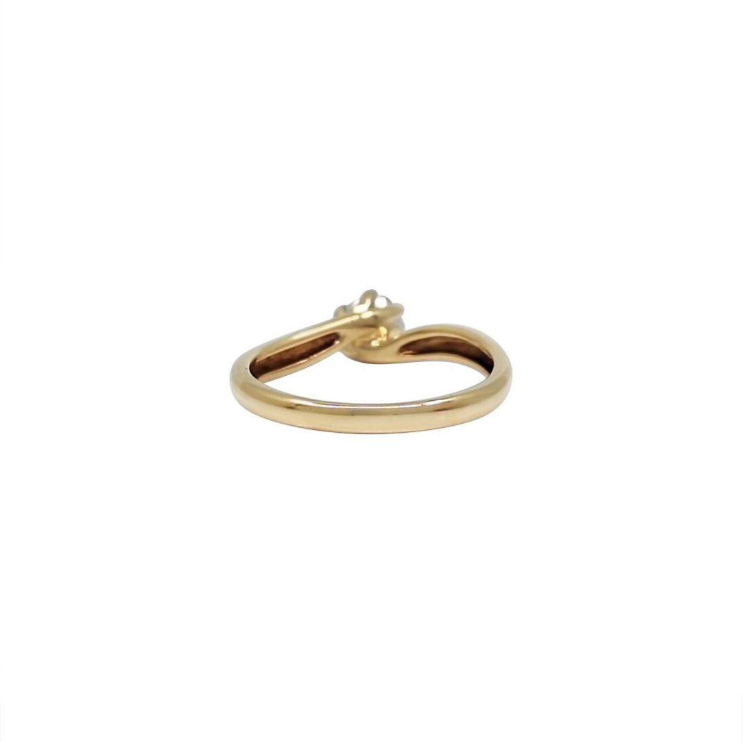 18ct Yellow Gold Diamond cluster Ring 0.10ct