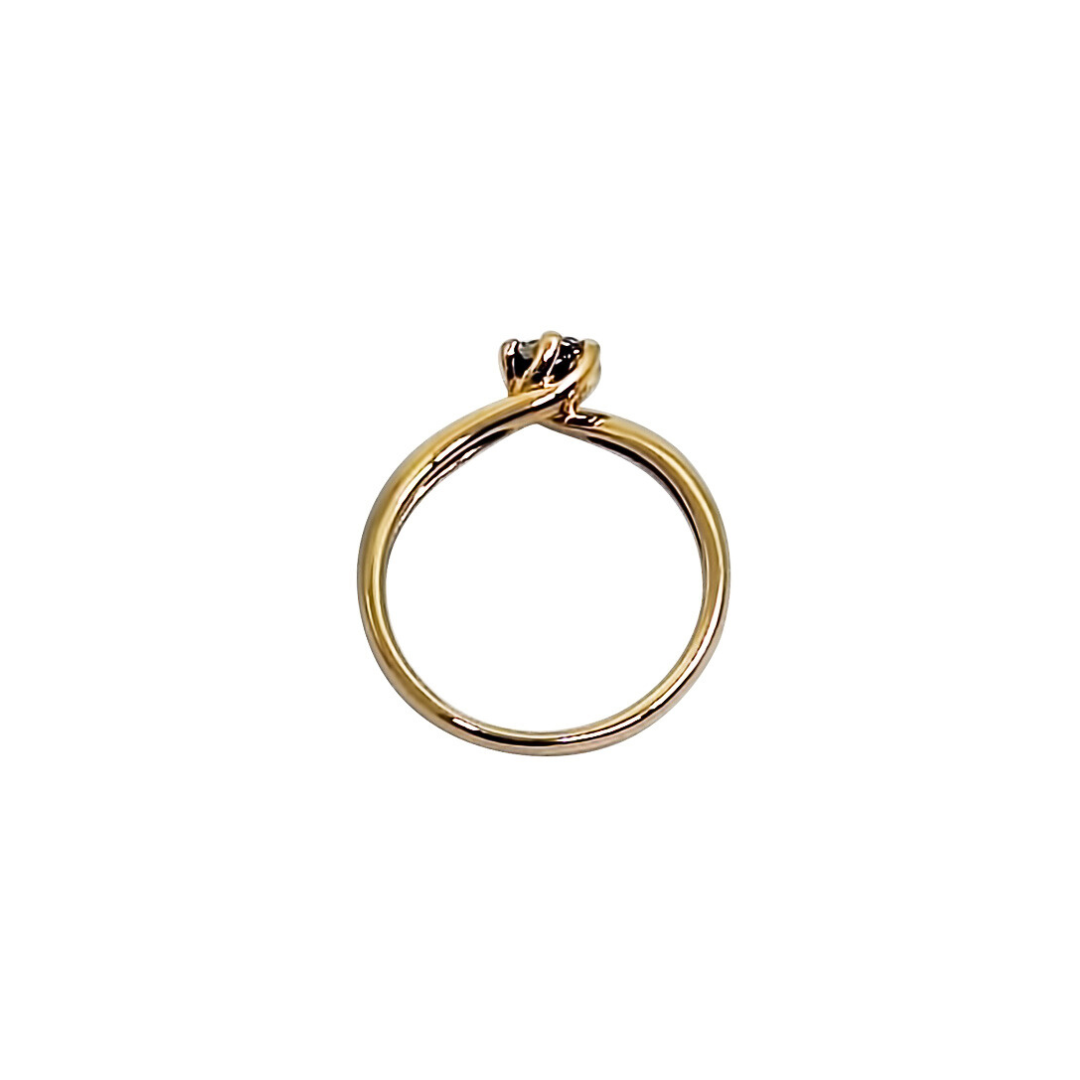 18ct Yellow Gold Diamond cluster Ring 0.10ct