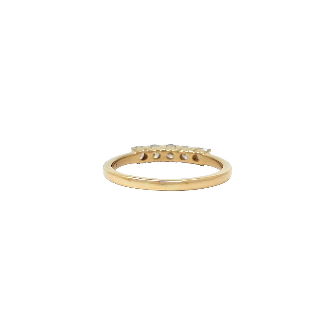 18ct Yellow Gold Five Stone Diamond Ring