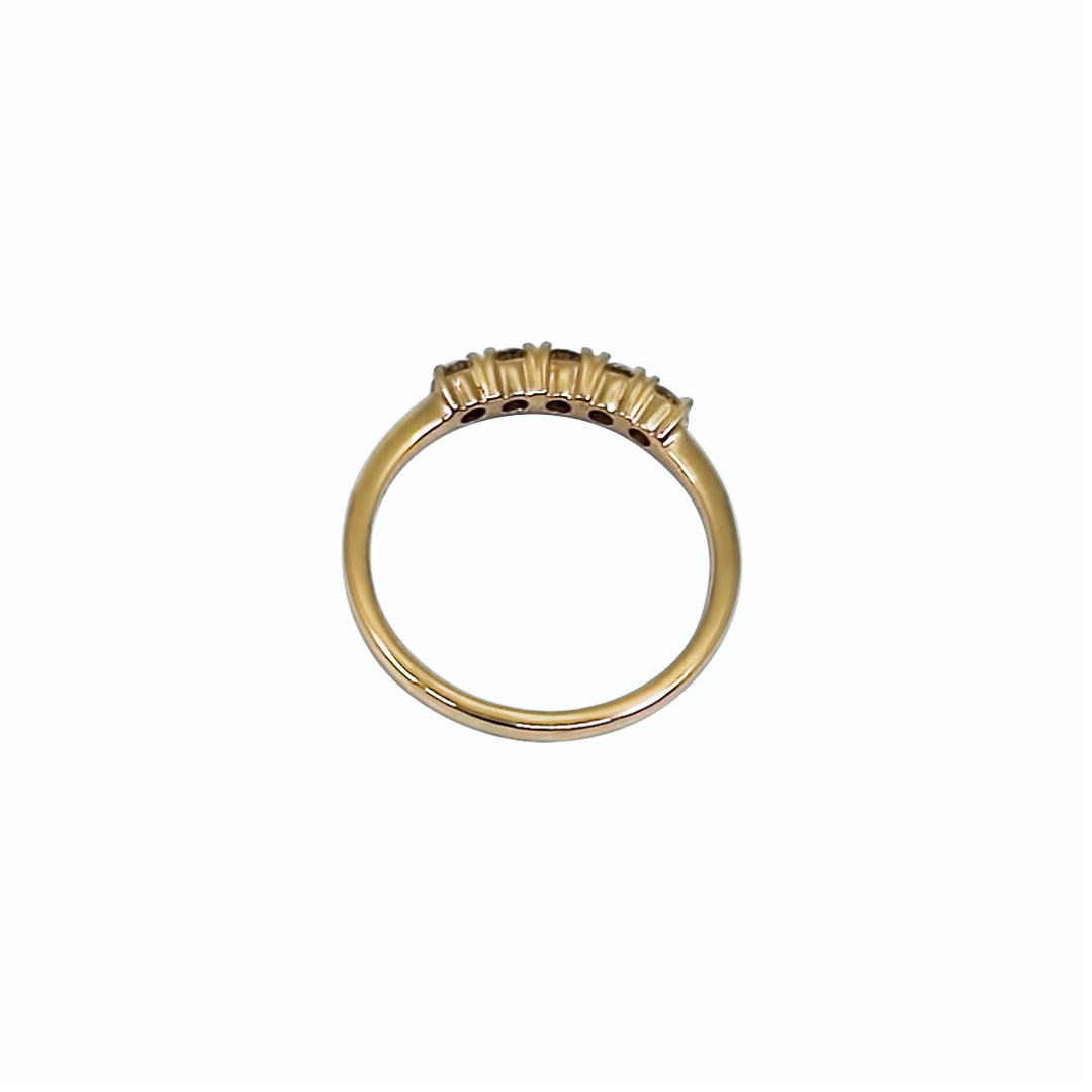 18ct Yellow Gold Five Stone Diamond Ring