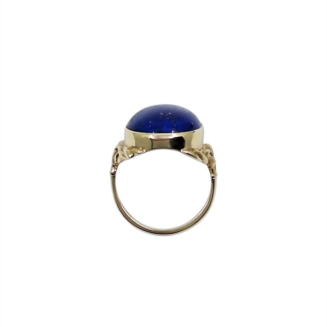 9ct Yellow Gold Lapis Ring