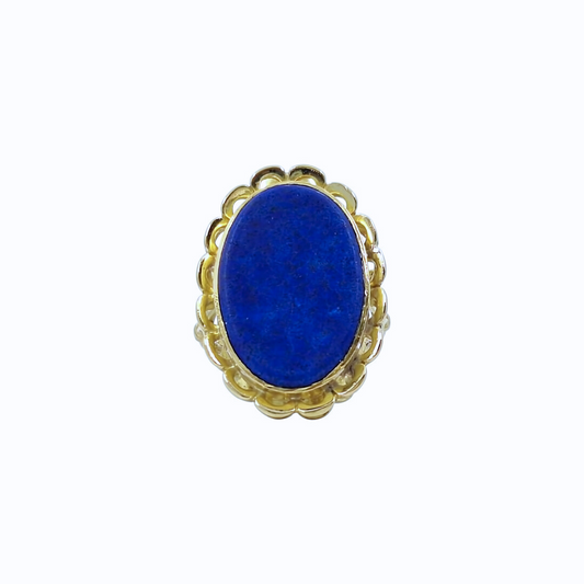 9ct Yellow Gold Lapis Ring