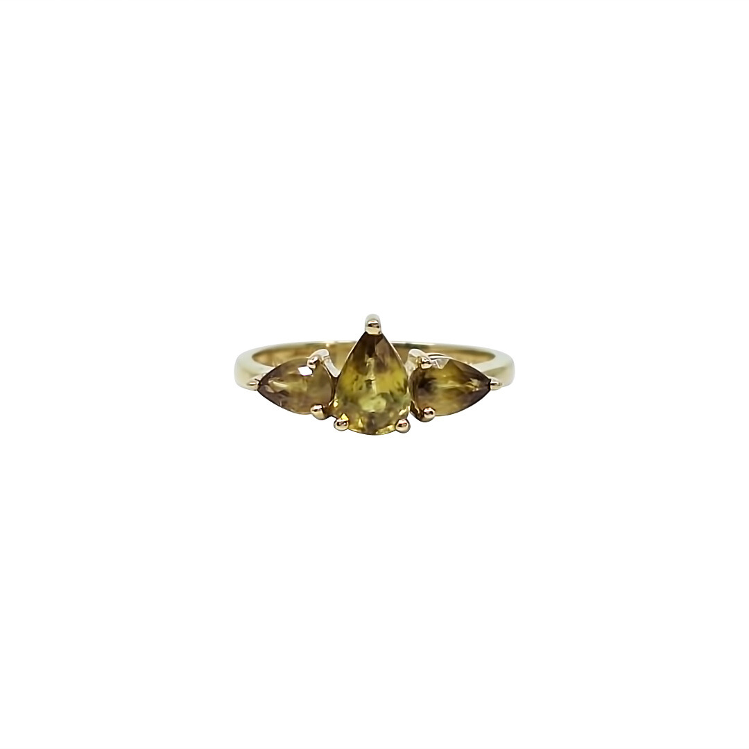 9ct Yellow Gold Stone Set Gemstone Ring