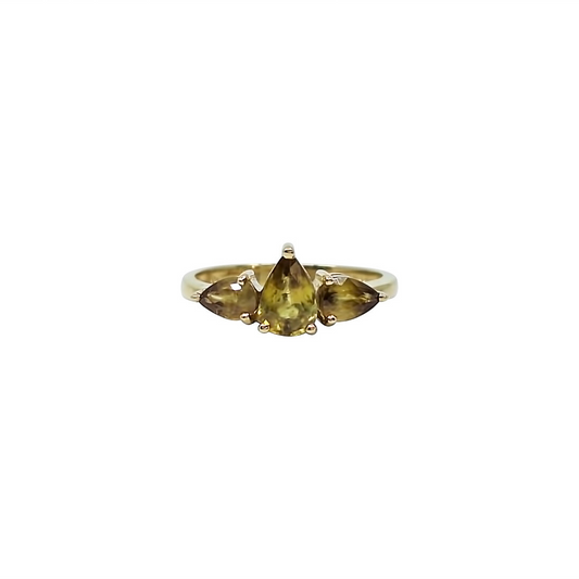 9ct Yellow Gold Stone Set Gemstone Ring