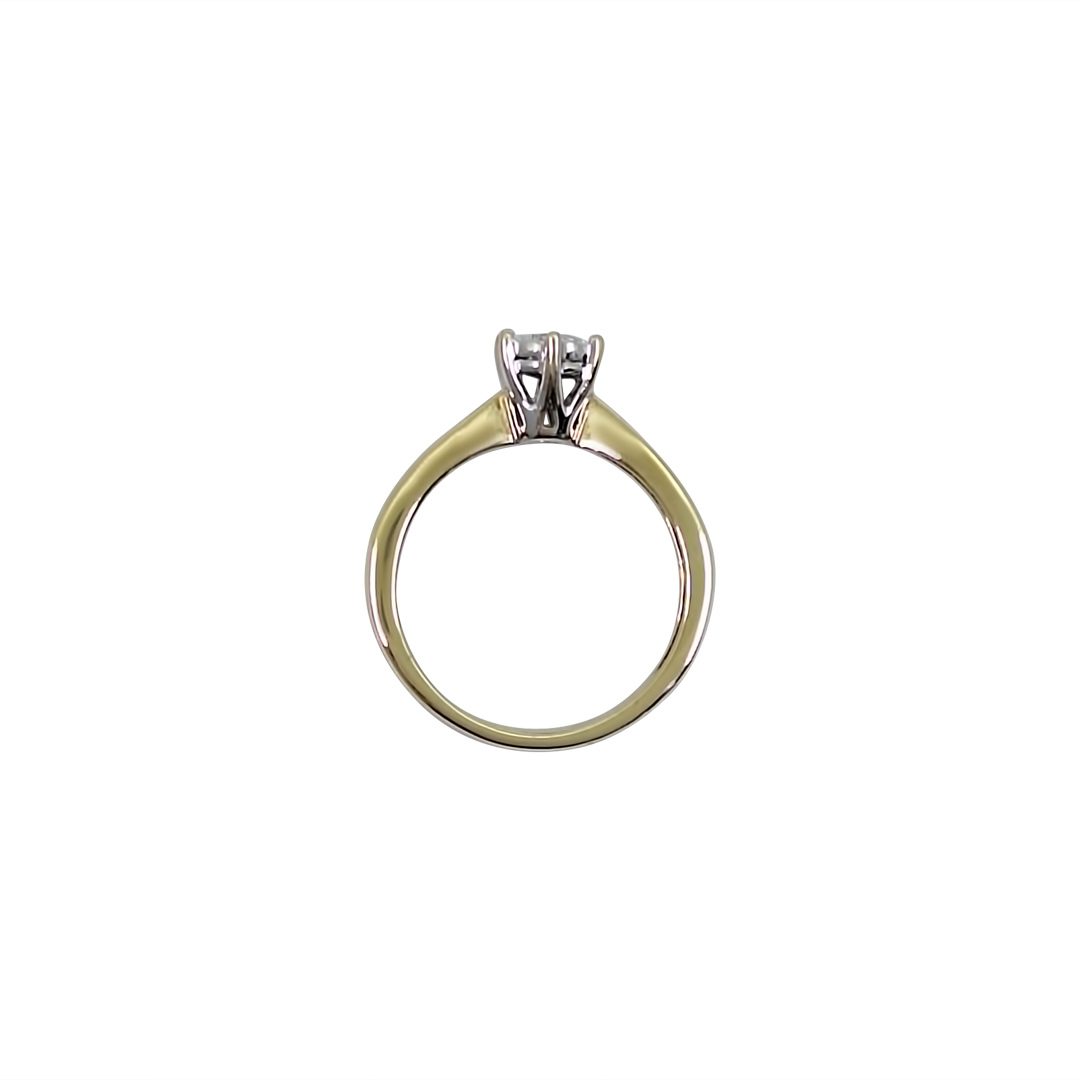 9ct Yellow Gold Diamond Solitaire Ring 0.25ct