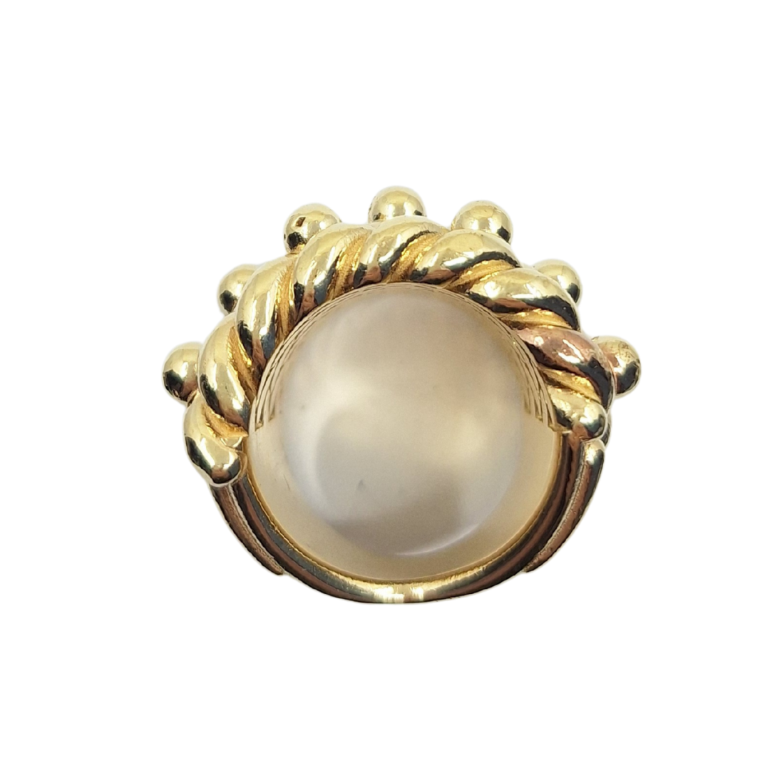 9ct Yellow Gold 5 Row Keeper Ring