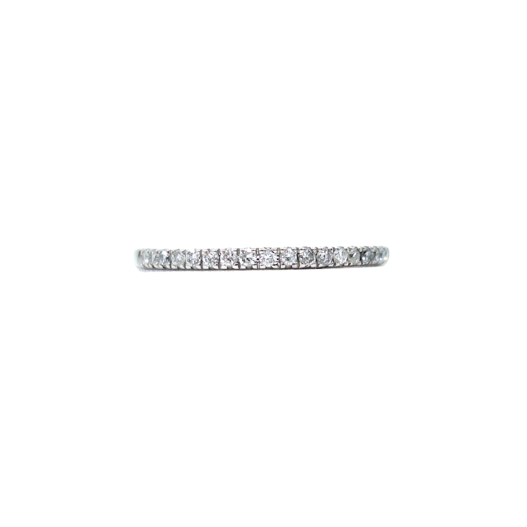10ct White Gold Pink Tourmaline & Diamond Halo Ring & Diamond Eternity Ring